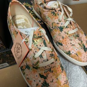 Brand new in box Rifle Paper Co Keds size 7.5